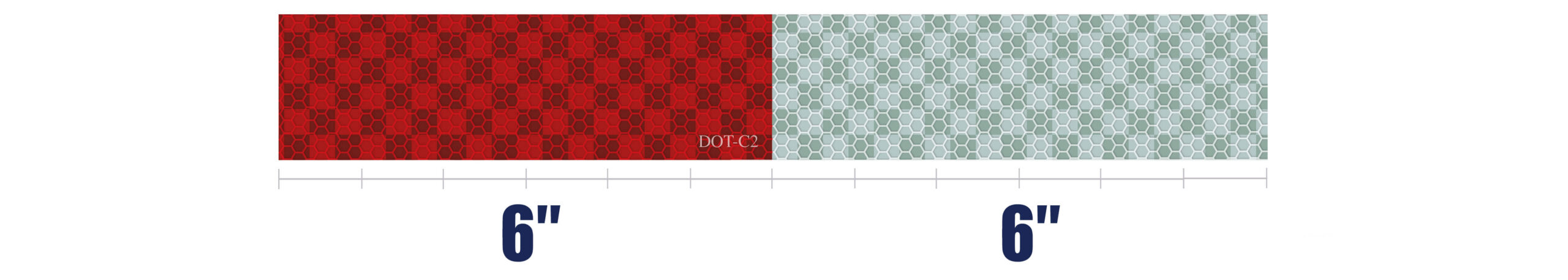 H6602 DOT Tape 6 6 Red White Sealed Microprismatic Reflective DOT Tape Design Web H6602 DOT Tape 6 6 Red White Sealed Microprismatic Reflective DOT Tape Design Web