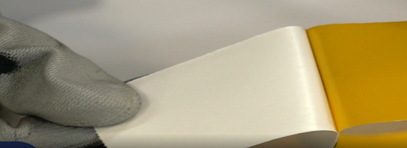 Remove backing liner